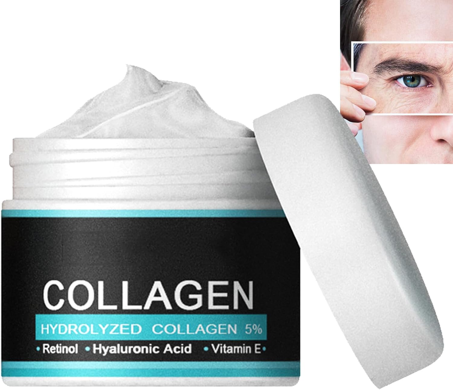 Crema Facial de Colágeno para Hombre Eelhoe
