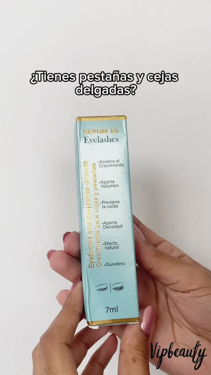 Sérum 10 Crecimiento de Pestañas y Cejas