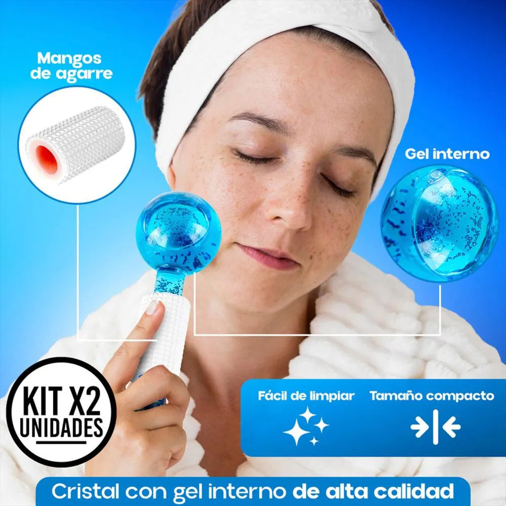 Esferas de Masaje Facial en Frío.